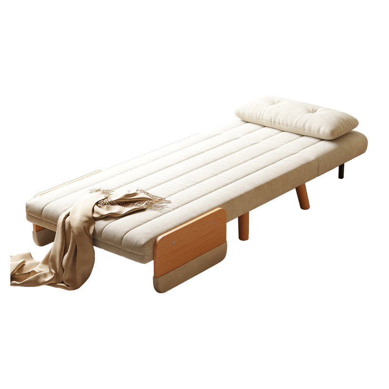 28.35''Convertible sleep chair with adjustable backrest and high-density foam, suitable for small spaces and adults.
