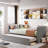 Upholstered Daybed with Pop Up Trundle Amala-2133699410