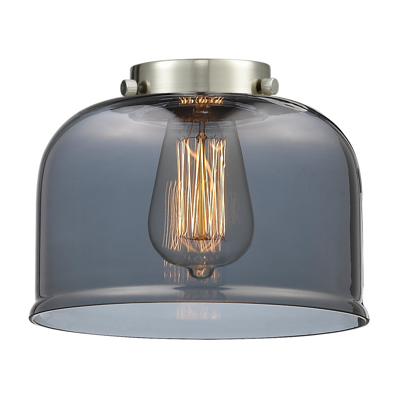 Plafonnier encastré 8 lumières Moody, Plaqué couleur fumée, Cuivre antique, Ampoule DEL 6 watts Vinage