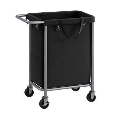Rolling Laundry Hamper with Handles