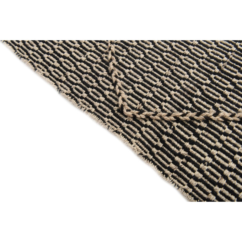 Tapis noir et blanc Noles