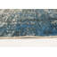 Tapis en laine crème/bleu 8 pi 7 po x 12 pi, one-of-kind à la main-noué la 1990 kosak Rylee
