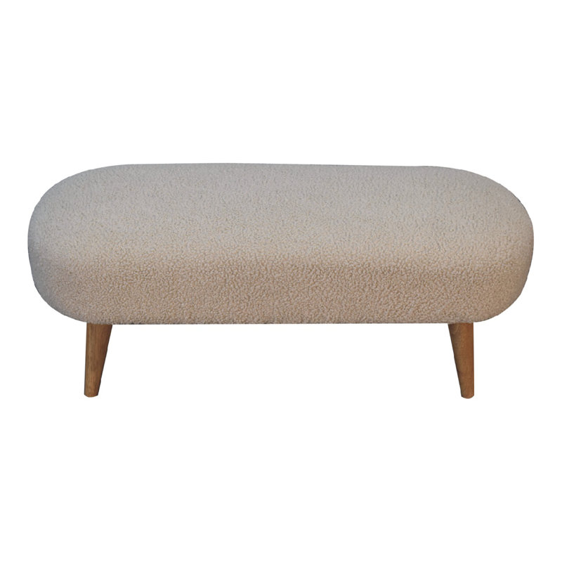 Hollway Cotton Upholstered Bench