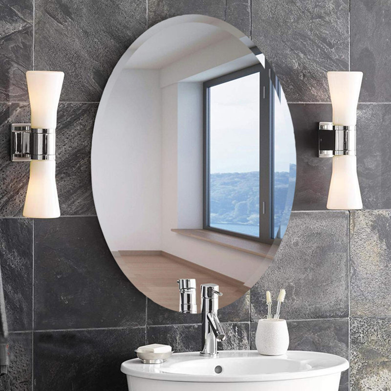 Raiquan Oval Mirror, 50cm x 70cm