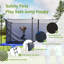 Teamson By Crowntec 15X9ft Black Rectangular Trampoline With Ladder & Enclosure