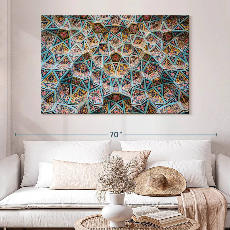 Plafond Lilie Nasir Al Molk, H 34 po x l 51 po