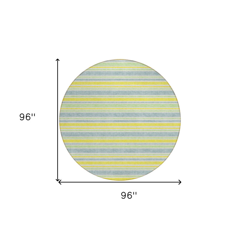 Tapis d'intérieur rond 8 po