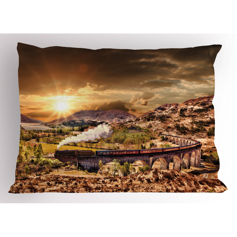 Sun Polyester Sham Set, Twin