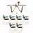 6 - Person Pedestal Dining Set-98550679
