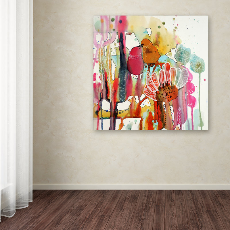 «Cheek to Cheek» de Breagh, reproduction sur toile tendue, H 24 po x l 24 po