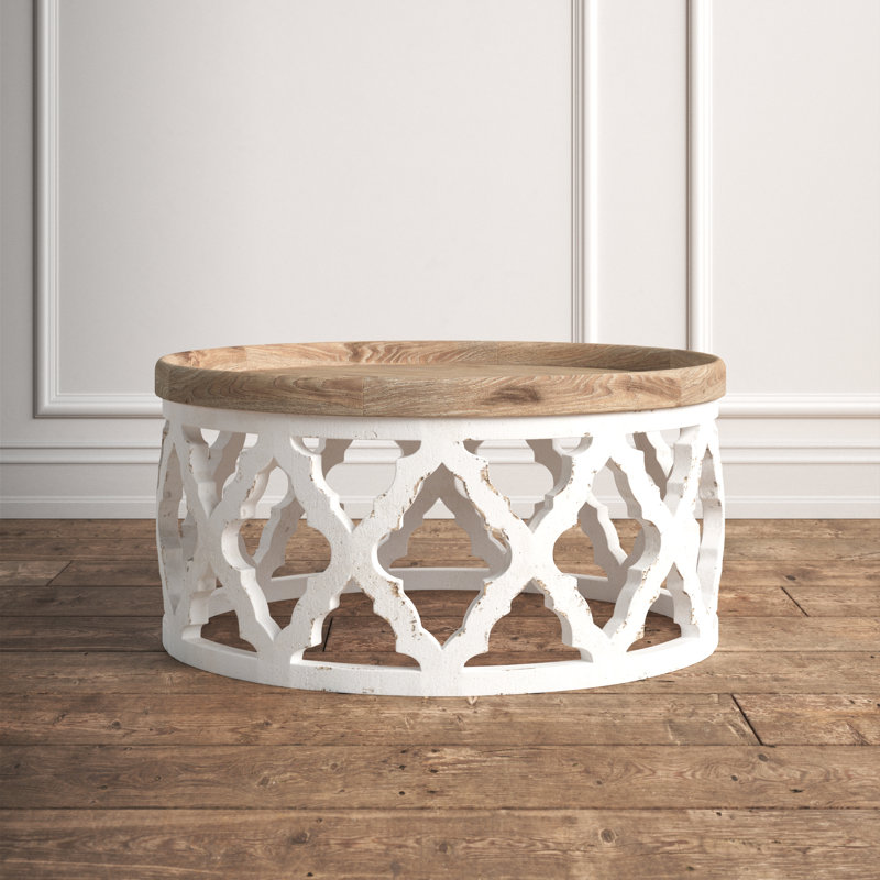 Aubrianah Drum Coffee Table