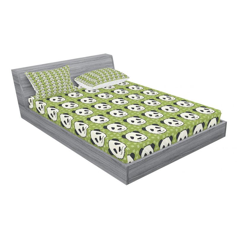Microfiber Sheet Set, Queen Sheet Set with Fitted Sheet