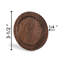 CONSDAN Cup Coasters, for Drinks, USA Grown Hardwood, Wooden Cup-2942385