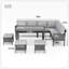 Ensemble de 7 pièces de mobilier d'extérieur pour petit patio-988645032