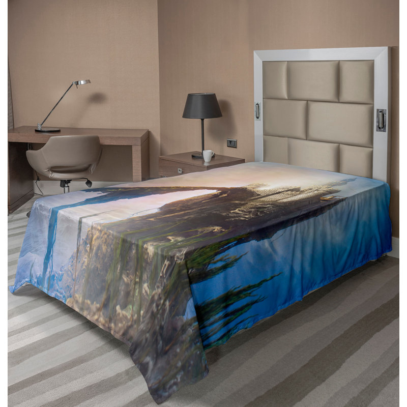 Drap-housse Ambesonne, Drap plat pour lit simple