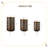 Three-piece Perforated Metal Lantern Set