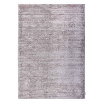 Shine Solid Colour Hand Woven Hand Loomed Tan Area Rug