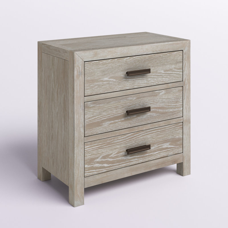 Ashdon 28'' W Nightstand, Gray Oak 