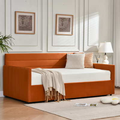 Hydraulic Lift Up Storage Upholstered Daybed