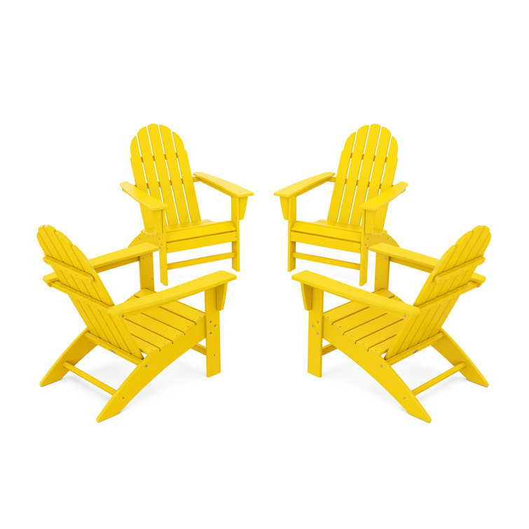 Vineyard 4-Piece Adirondack Conversation Set