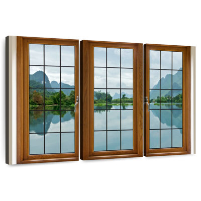Lilie Window Pane