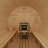 4-6 Person Outdoor Barrel Sauna - Natural White Pine Wood, Weather-Resistant Backyard Steam Room With Built-In Seating