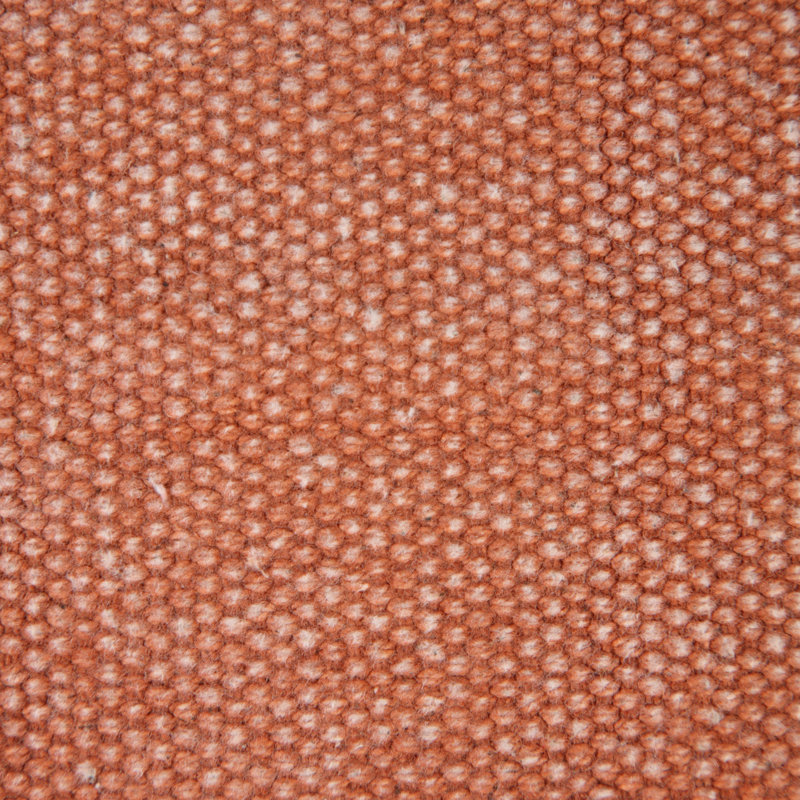 Coussin décoratif contemporain 100% coton à franges Contemporary, Orange