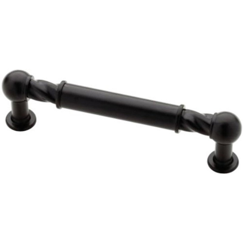 Poignée en sisal plat 3-3 / 4 "noir, 96