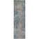 Premium Machine Washable Cerrito AMF573 Teal Rug