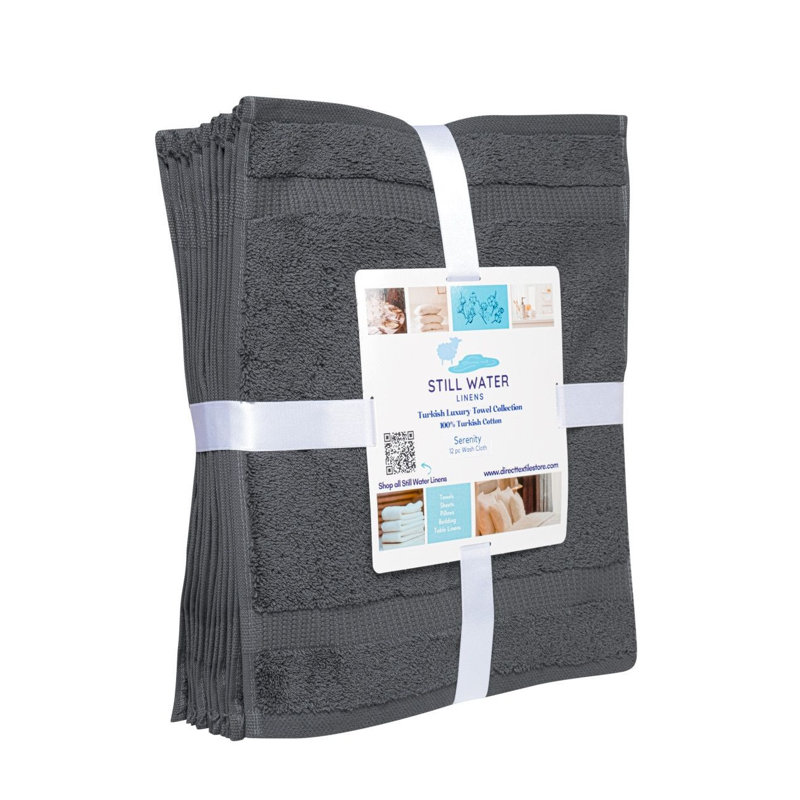 Essuie-mains Serenity Luxury Hotel en gris, Gris, 12