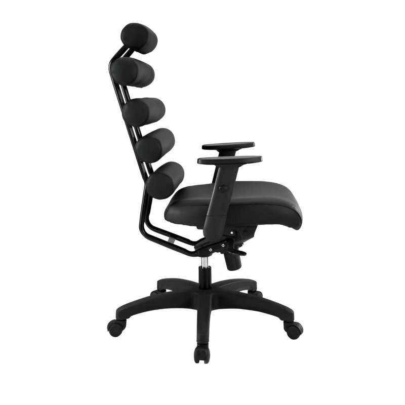 Moon Office Chair With High Back, Black