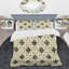 Ensemble de housse de couette moderne crème beige Modern Star III-109156069