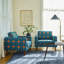 Fauteuil en velours bohémien 40,5 po Ohmer