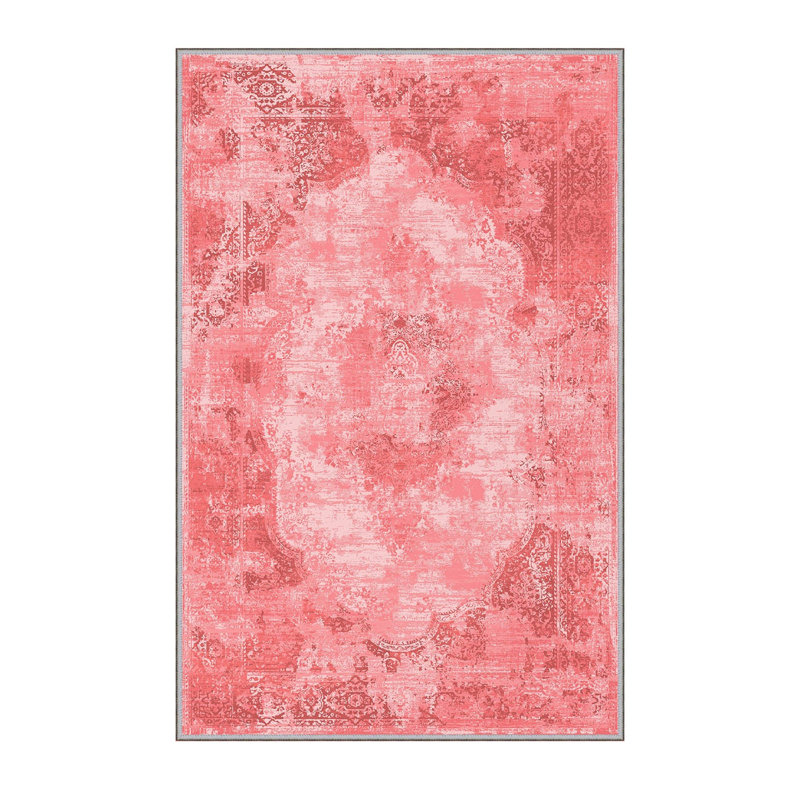 Premium Hall Carpet, 2.6 x 9.8 ft, 100% Polyester, 0.3 in Pile Height | Antibacterial, Non-Slip PVC Felt Dot Underside | Machine Washable, 3D Digital Printing | Durable & Stylish for Home Décor