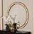 Baxton Studio Itta Antique Round Accent Mirror