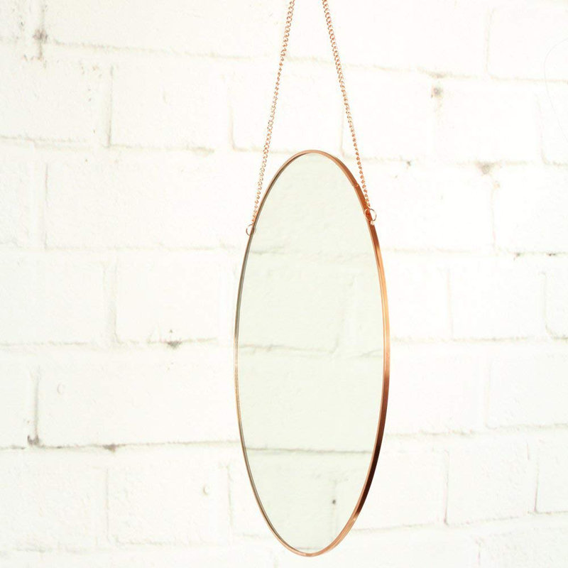 miroir de salle de bain/meuble-lavabo  Darien, Or rose métallique