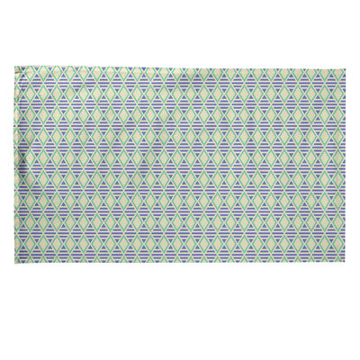 Serviette de thé à carreaux géométriques
