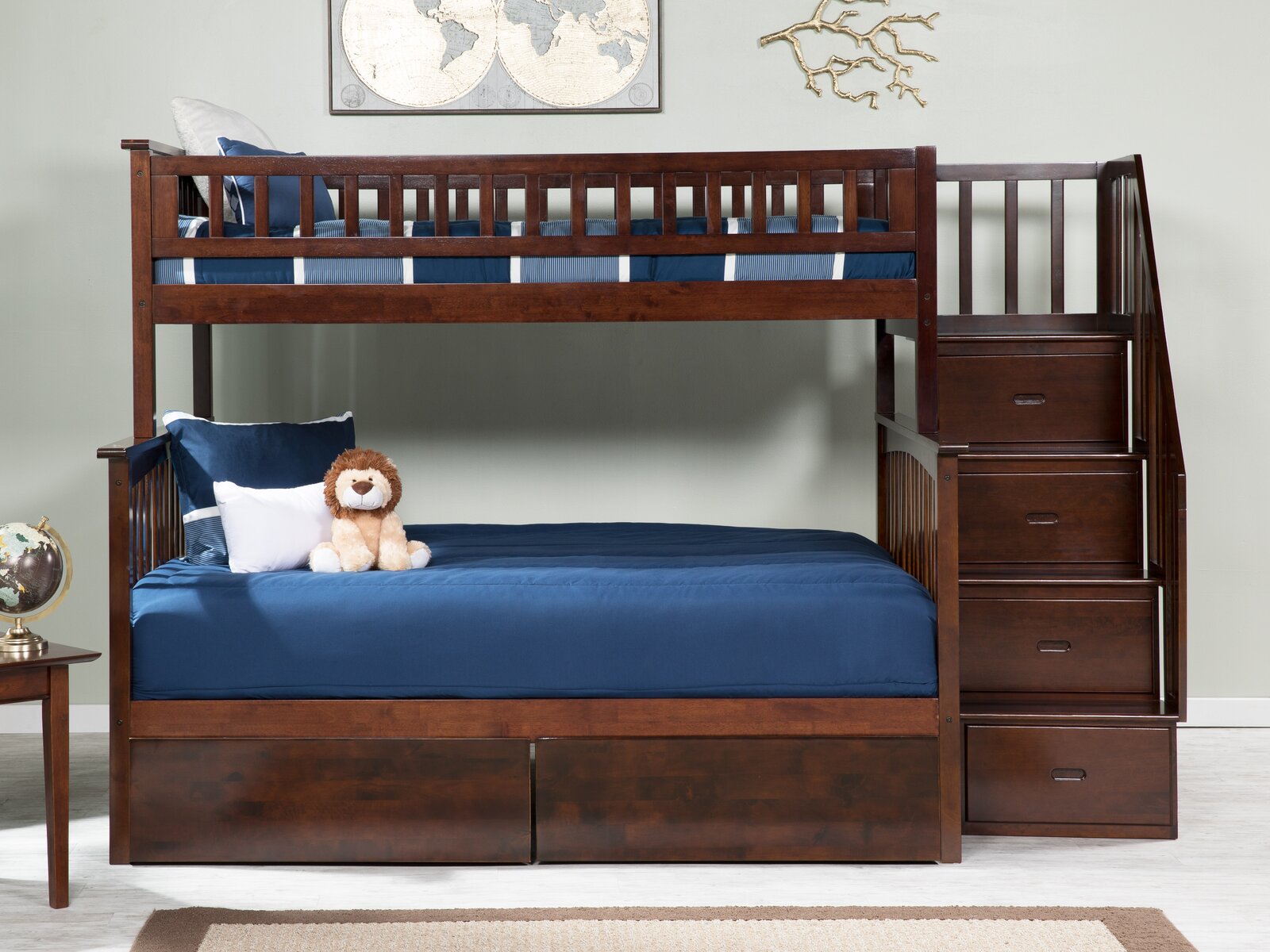 Blaisdell Kids Twin Over Full Bunk Bed