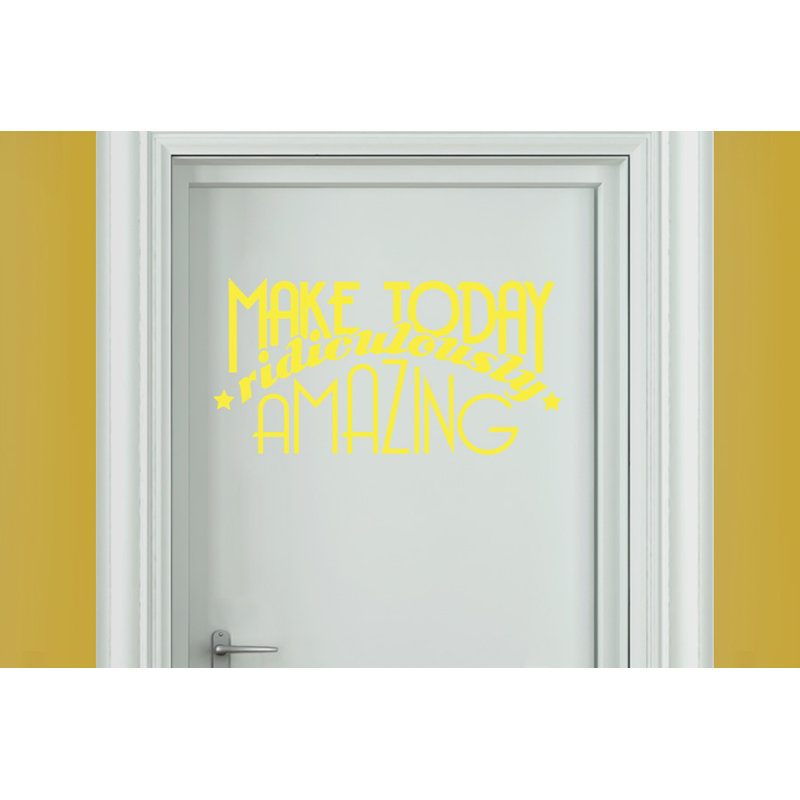 Wall Decal, Bright Yellow