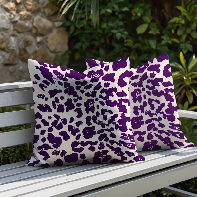 Coussin intérieur / extérieur Lexy, 18x18, Purple