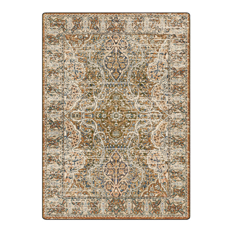 Mirtha Premium EnduraStran Nylon Distressed Rug, Rectangle 7'8" x 10'9"
