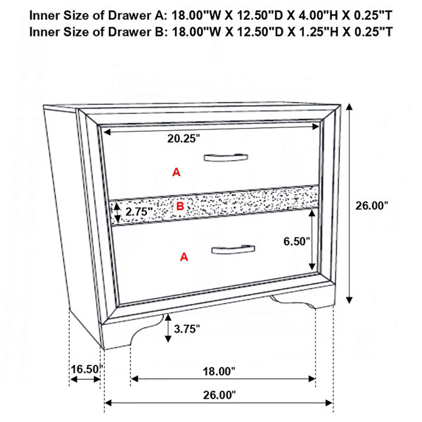 Dimensions du produit