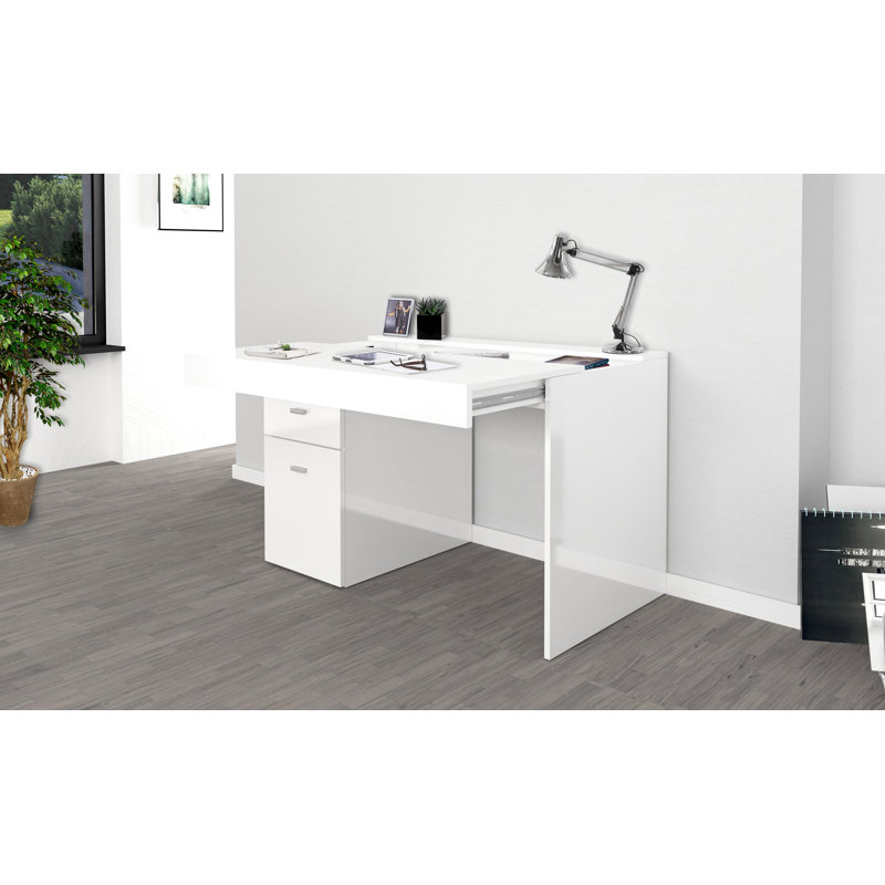 Hodgeman Computer Desk, White