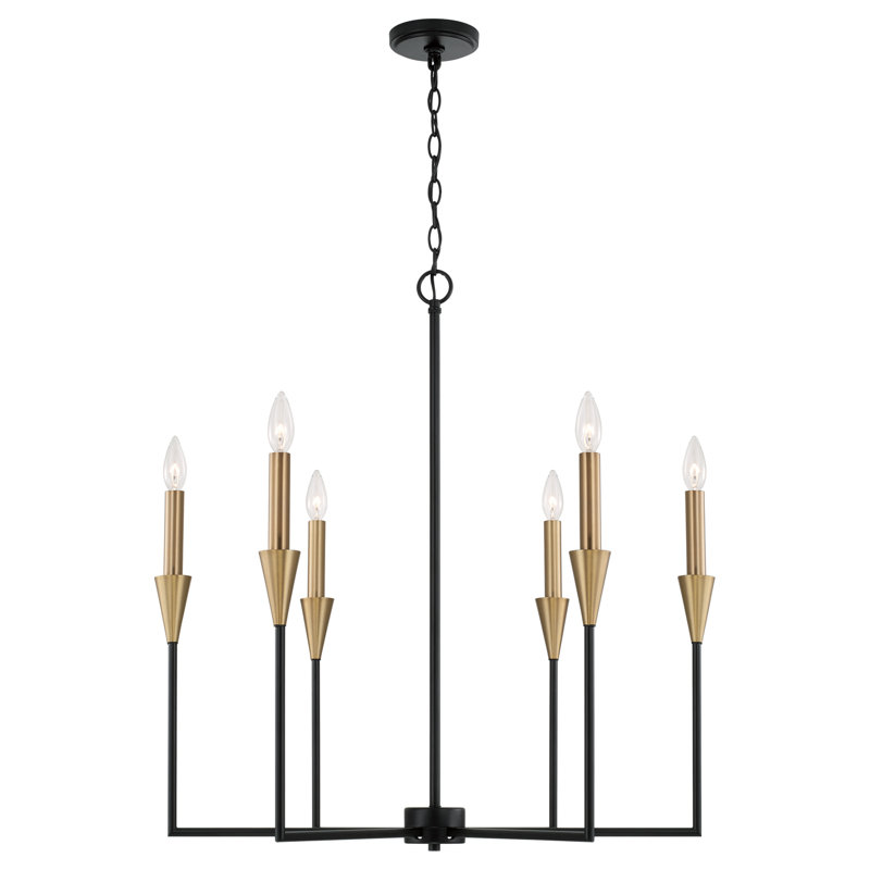 Avant 6 - Light Dimmable Classic / Traditional Chandelier