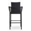 Paire d'extérieur moderne gris - fer, tabourets de bar 2-528848405