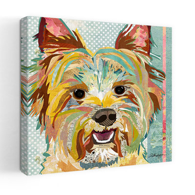 Yorkie, art contemporain pour chien