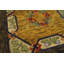 Small Scatter Size American Hooked Wool 1930s Antique Rug