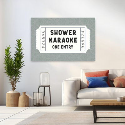 Douche, karaoké, art minimaliste moderne