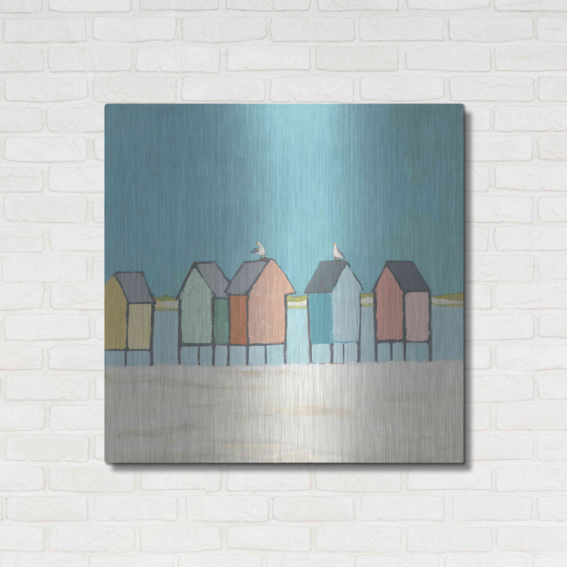 «Cabanas II Pastel» par Phyllis Adams, H 36 po x l 36 po