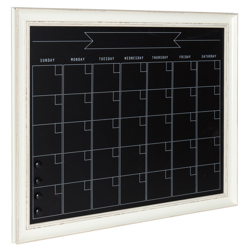 Tableau noir mural contemporain, Blanc doux